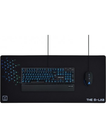 The G-Lab PAD YTTRIUM Preto, Azul, Verde Tapete Gaming