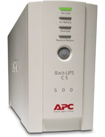 APC Back- UPS Em espera (Offline) 500 VA 300 W 4 tomada(s) CA