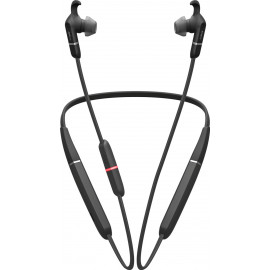 Jabra Evolve 65e MS & Link 370 Auscultadores Fita de pescoço Preto