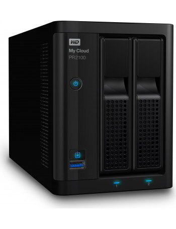 Western Digital My Cloud PR2100 N3710 Ethernet LAN PC Preto NAS