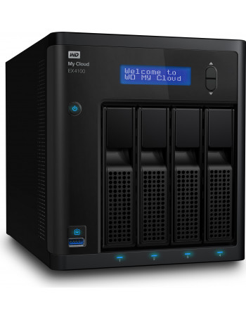 Western Digital My Cloud EX4100 Armada 388 Ethernet LAN PC Preto NAS