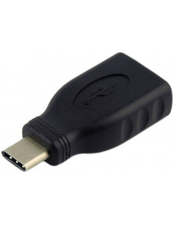 AISENS A108-0323 cabo de interface adaptador de género USB-C USB-A Preto