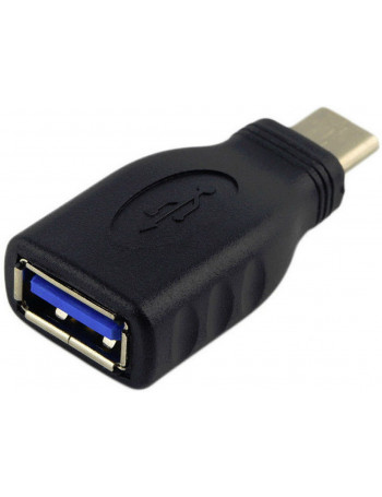 AISENS A108-0323 cabo de interface adaptador de género USB-C USB-A Preto