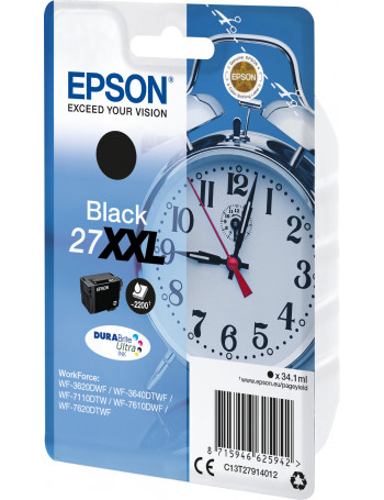 Epson Alarm clock C13T27914012 tinteiro Original Preto 1 unidade(s)