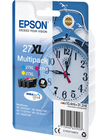 Epson Alarm clock C13T27154012 tinteiro Original Ciano, Magenta, Amarelo 1 unidade(s)