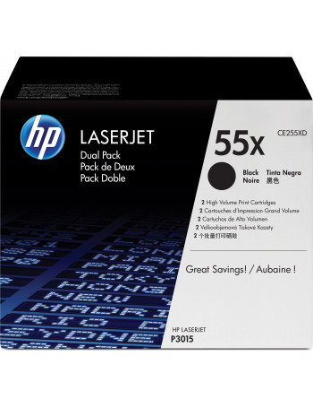 HP 55X Original Preto 2 unidade(s)