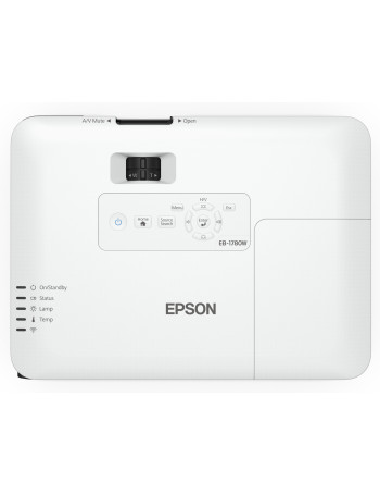 Epson EB-1780W datashow 3000 ANSI lumens 3LCD WXGA (1280x800) Projetor de mesa Preto, Branco