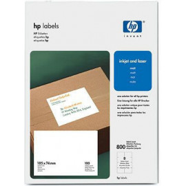 HP Etiquetas 105 x 74 mm-100 folhas A4 210 x 297 mm