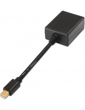 AISENS A125-0135 cabo de interface adaptador de género Mini DisplayPort VGA Preto