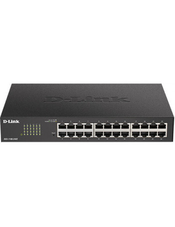 D-Link DGS-1100-24V2 switch de rede Gerido Gigabit Ethernet (10 100 1000) Preto 1U