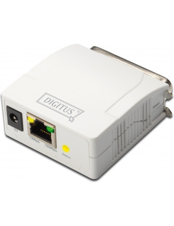 Digitus DN-13001-1 servidor de impressão Branco Ethernet LAN