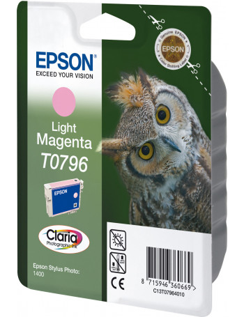 Epson Owl Tinteiro Magenta Claro T0796 Tinta Claria Photographic