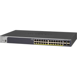 Netgear GS728TPP Gerido L2 L3 L4 Gigabit Ethernet (10 100 1000) Preto 1U Power over Ethernet (PoE)