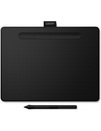 Wacom Intuos M Bluetooth mesa digitalizadora 2540 lpi 216 x 135 mm USB Bluetooth Preto