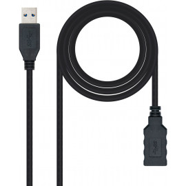 Nanocable 10.01.0901-BK cabo USB 1 m 3.2 Gen 1 (3.1 Gen 1) USB A Preto