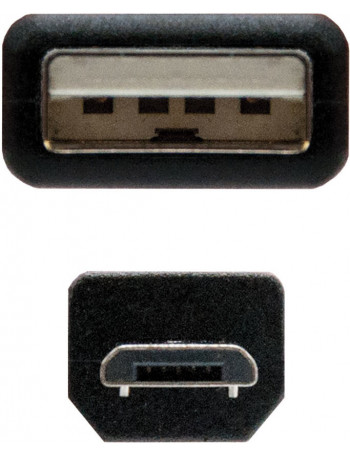 Nanocable 10.01.0503 cabo USB 3 m 2.0 USB A Micro-USB B Preto
