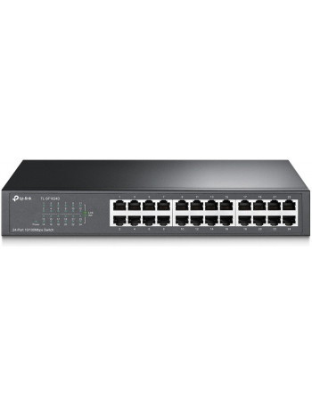 TP-LINK TL-SF1024D switch de rede Fast Ethernet (10 100) Preto