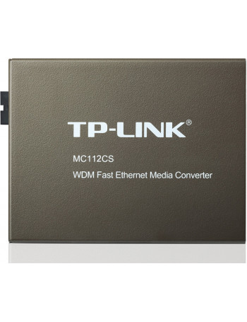 TP-LINK MC112CS conversor de rede de média 1000 Mbit s 1550 nm Preto
