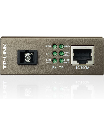 TP-LINK MC112CS conversor de rede de média 1000 Mbit s 1550 nm Preto