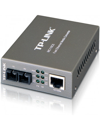 TP-LINK MC110CS conversor de rede de média 1000 Mbit s 1310 nm Preto