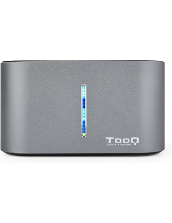 TooQ TQDS-805G Docking Station para Discos Rígidos USB 3.2 Gen 1 (3.1 Gen 1) Type-B Alumínio
