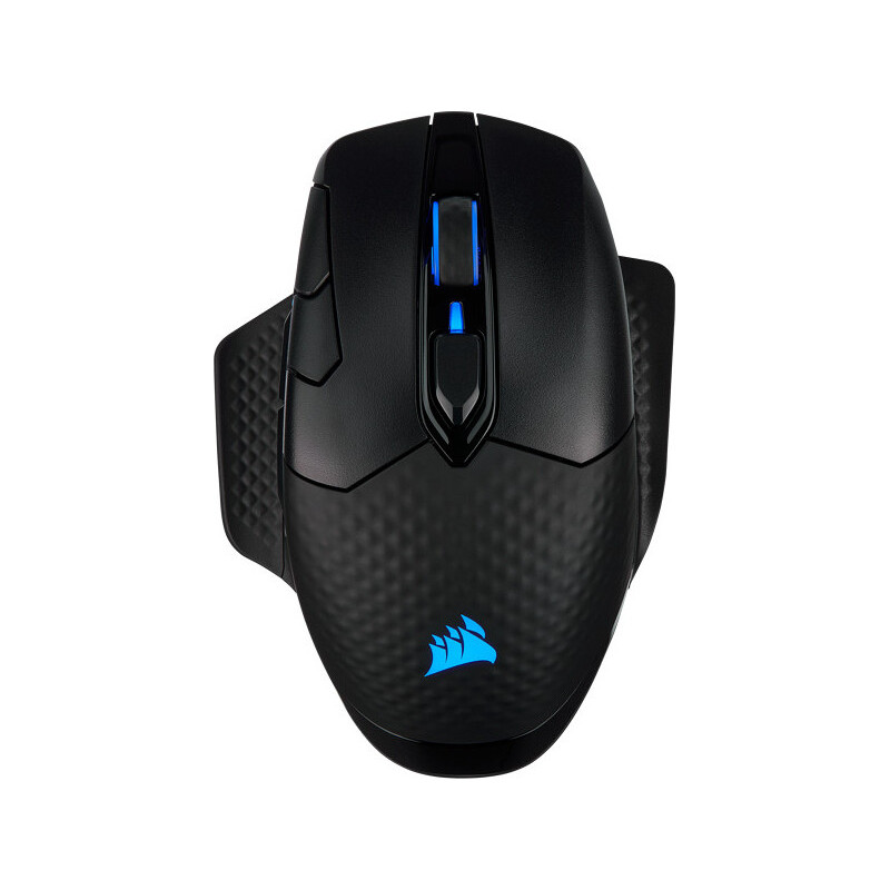Corsair DARK CORE RGB PRO rato RF Wireless+Bluetooth+USB Type-A Ótico 18000 DPI Mão direita