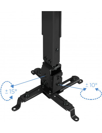 TooQ PJ2012T-B suporte de projetores Teto Preto