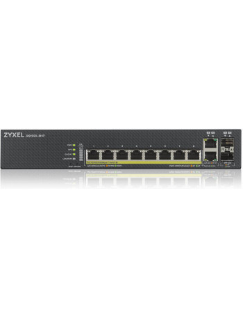 Zyxel GS1920-8HPV2 Gerido Gigabit Ethernet (10 100 1000) Preto Power over Ethernet (PoE)