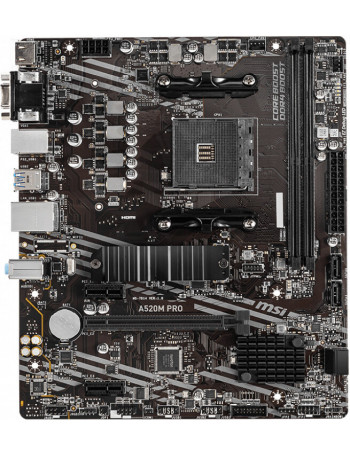 MSI A520M PRO Socket AM4 micro ATX