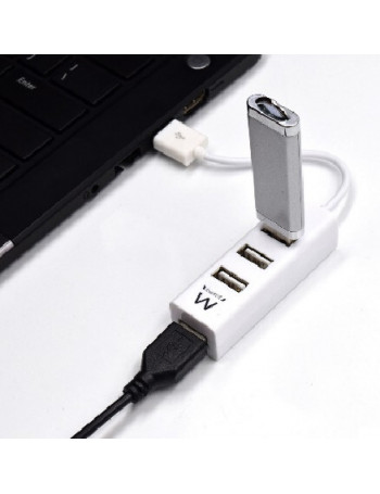 Ewent EW1122 hub de interface USB 2.0 Branco