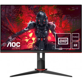 AOC Gaming Q27G2U BK monitor de ecrã 68,6 cm (27") 2560 x 1440 pixels Quad HD LED Preto