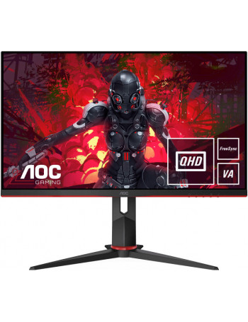 AOC Gaming Q27G2U BK monitor de ecrã 68,6 cm (27") 2560 x 1440 pixels Quad HD LED Preto