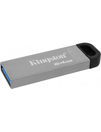 Kingston Technology DataTraveler Kyson unidade de memória USB 64 GB USB Type-A 3.2 Gen 1 (3.1 Gen 1) Prateado