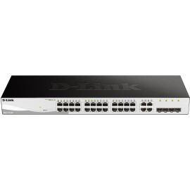 D-Link DGS-1210-28 switch de rede Preto 1U