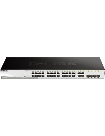 D-Link DGS-1210-28 switch de rede Preto 1U