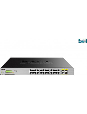 D-Link DGS-1026MP switch de rede Não-gerido Gigabit Ethernet (10 100 1000) Preto, Cinzento Power over Ethernet (PoE)
