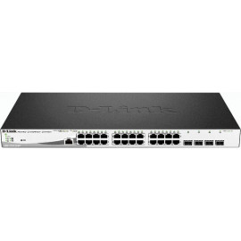 D-Link DGS-1210-28MP switch de rede Gerido L2 Gigabit Ethernet (10 100 1000) Preto, Cinzento 1U Power over Ethernet (PoE)