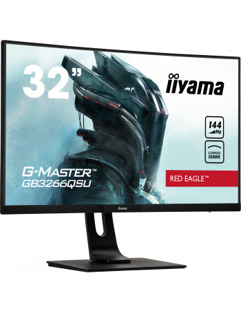 iiyama G-MASTER GB3266QSU-B1 LED display 81,3 cm (32") 2560 x 1440 pixels WQHD Preto