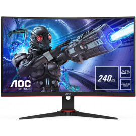 AOC C27G2ZE BK monitor de ecrã 68,6 cm (27") 1920 x 1080 pixels Full HD LED Preto, Vermelho