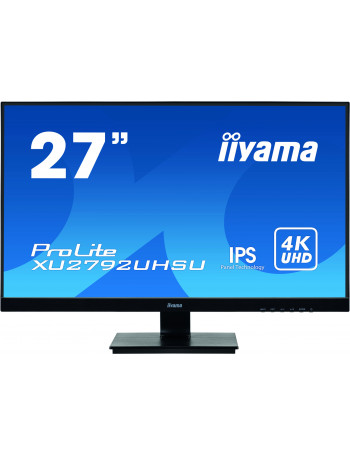 iiyama ProLite XU2792UHSU-B1 LED display 68,6 cm (27") 3840 x 2160 pixels 4K Ultra HD Preto