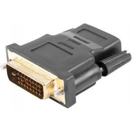 Lanberg AD-0010-BK cabo de interface adaptador de género HDMI DVI-D Preto