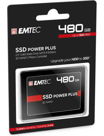 Emtec X150 Power Plus 2.5" 480 GB Serial ATA III