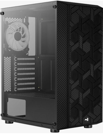 Aerocool Hive-G-BK-v3 Midi Tower Preto