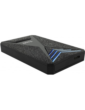 TooQ TQE-2550BL Caixa para Discos Rígidos 2.5" Compartimento HDD SSD Preto