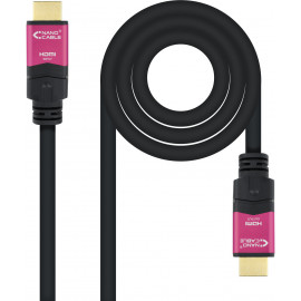 Nanocable 10.15.3720 cabo HDMI 20 m HDMI Type A (Standard) Preto, Rosa