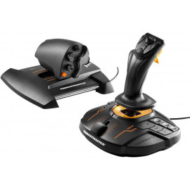 Thrustmaster T.16000M FCS Hotas Joystick MAC, PC Analógico   Digital USB Preto, Laranja