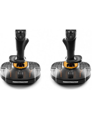 Thrustmaster T.16000M FCS SPACE SIM DUO Joystick PC Analógico   Digital USB Preto, Laranja