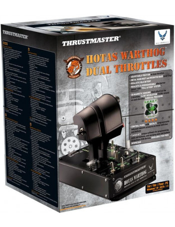 Thrustmaster HOTAS Warthog Dual Throttles Simulador de voo PC USB Preto