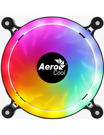 Aerocool Spectro 12 FRGB Caixa de computador Ventoinha 12 cm 1 unidade(s) Preto, Translúcido