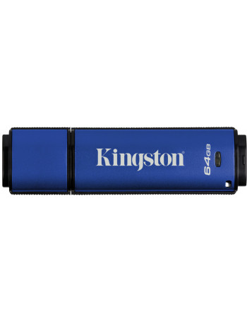 Kingston Technology DataTraveler Vault Privacy 3.0 64GB unidade de memória USB USB Type-A 3.2 Gen 1 (3.1 Gen 1) Azul